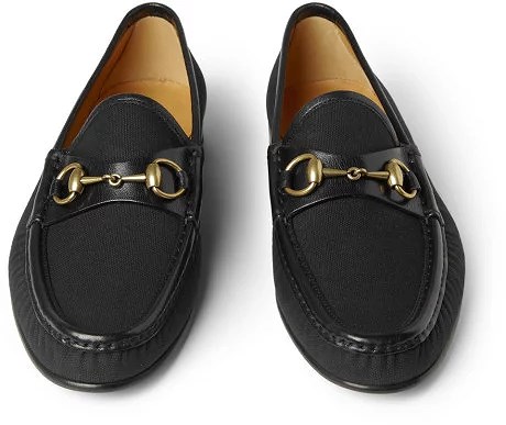 gucci-black-canvas-and-leather-horsebit-loafers-product-6-2576448-553174771_large_flex